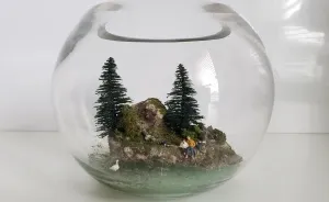 I Created A Miniature Scene In A Bowl