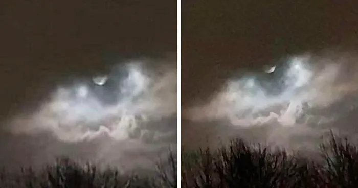 Tras la tormenta Ciara, esta mujer captó un momento único en la vida: el ojo de la tormenta