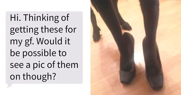 Woman Shares How She Deals With Creeps Who Pretend They're Interested In Buying Shoes Just To See Her Legs