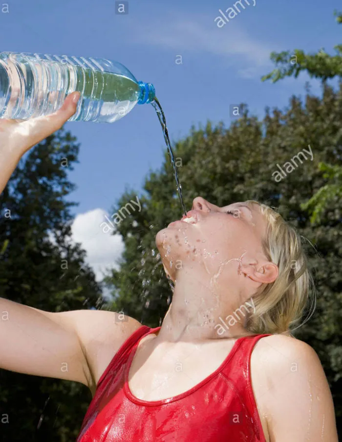 People Are Laughing At These Ridiculous Stock Images That Show Women Completely Unable To Drink Water
