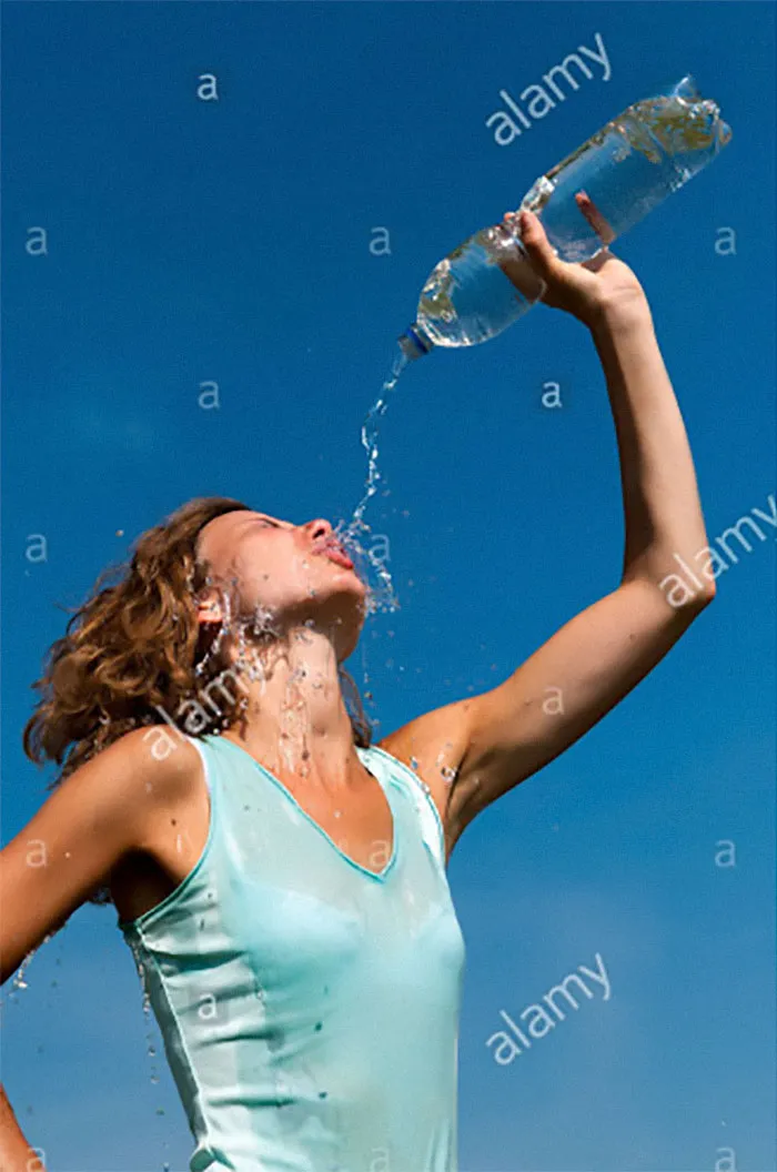 People Are Laughing At These Ridiculous Stock Images That Show Women Completely Unable To Drink Water