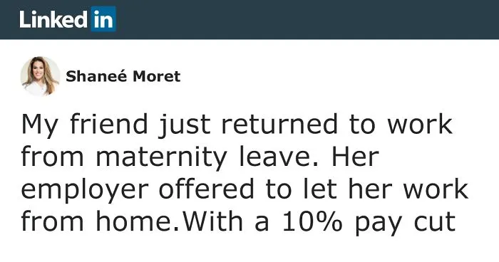 Woman Asks People If They Would Agree To 10% Pay Cut If They Could Work From Home, Here's How They Responded