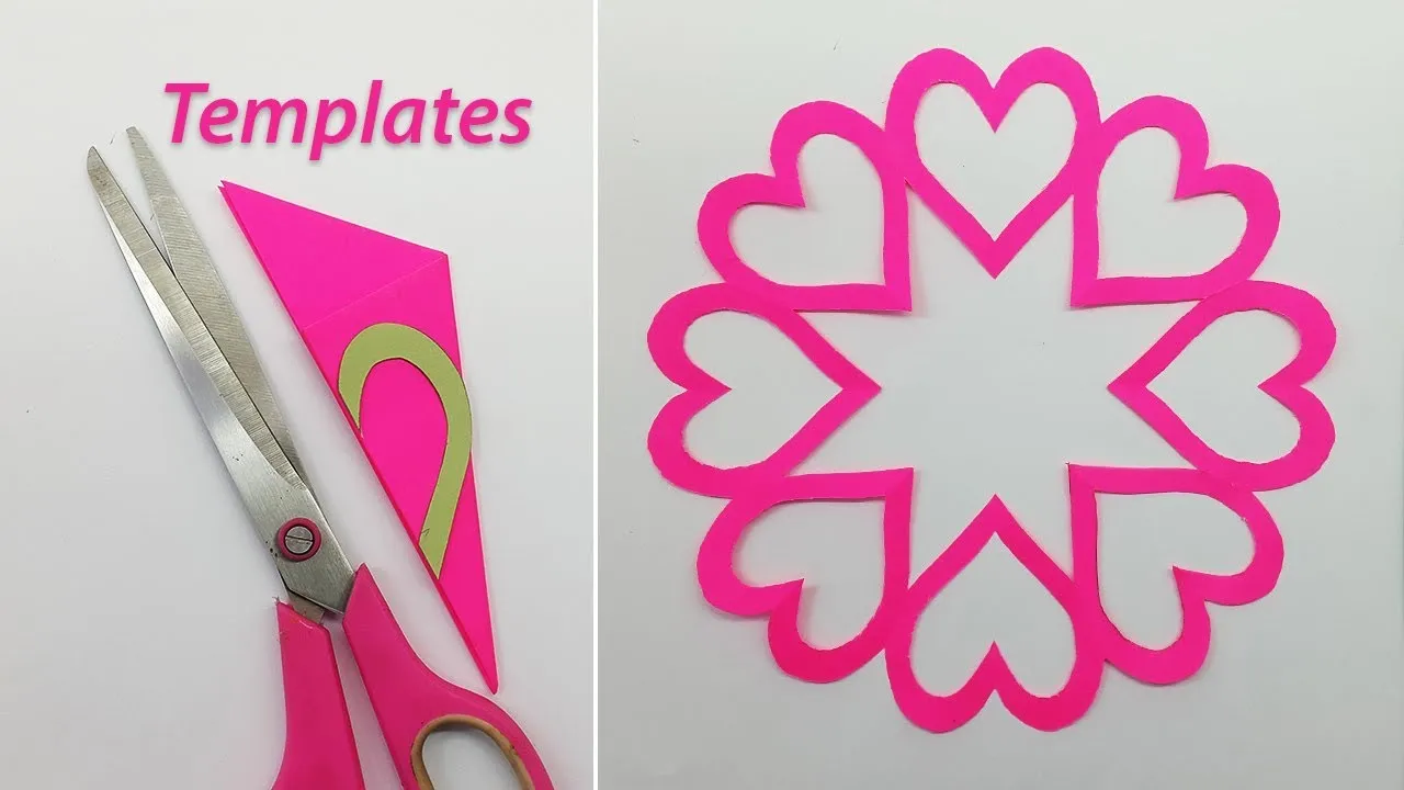 4 Snowflake Ideas For Valentine's Day Decoration | Paper Snowflakes Ideas