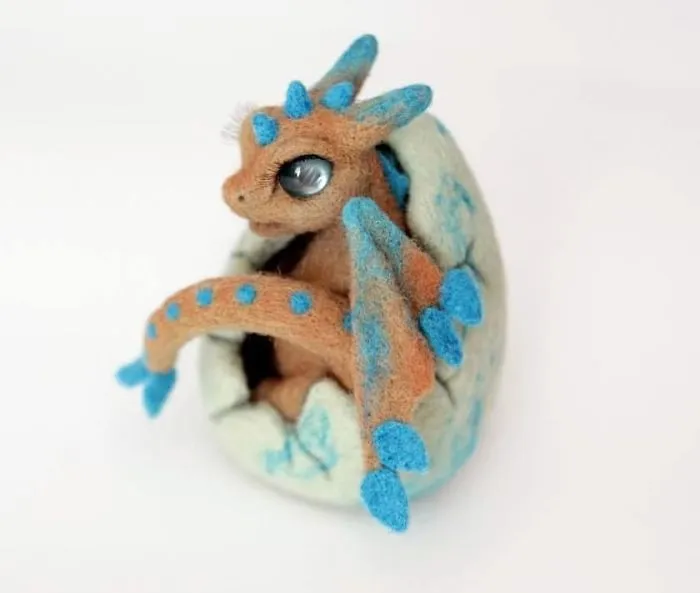 Ukrainian Artist Creates Felted Dragons To Make Your Home Cosy (15 Pics)
