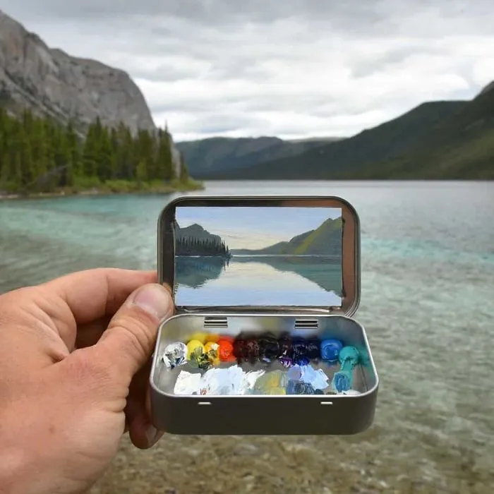 Artist Creates 30 Mini Plein Air Paintings In Altoids Tins