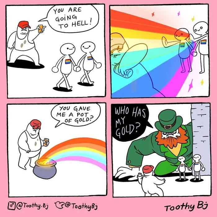 30 Comics By ToothyBj That People Who Like Dark Humor Will Appreciate