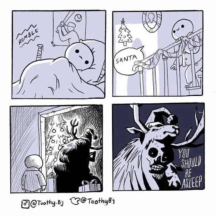 30 Comics By ToothyBj That People Who Like Dark Humor Will Appreciate