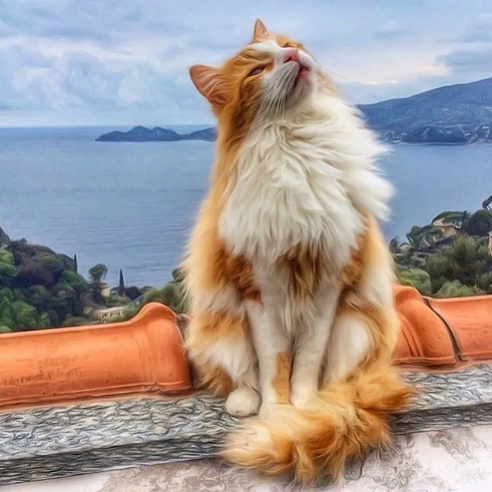 Esta italiana documenta la vida despreocupada que lleva su gato, y la verdad es que da envidia (36 fotos)