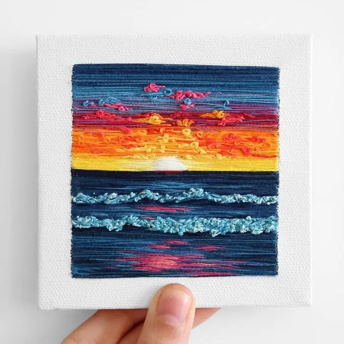 My 30 Vivid Landscapes Made With Thread (New Pics)
