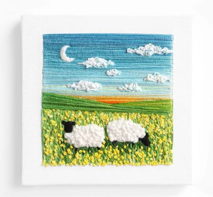 My 30 Vivid Landscapes Made With Thread (New Pics)