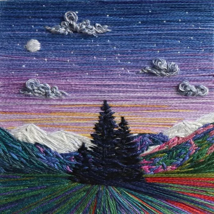 My 30 Vivid Landscapes Made With Thread (New Pics)