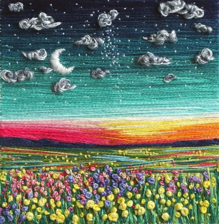 My 30 Vivid Landscapes Made With Thread (New Pics)