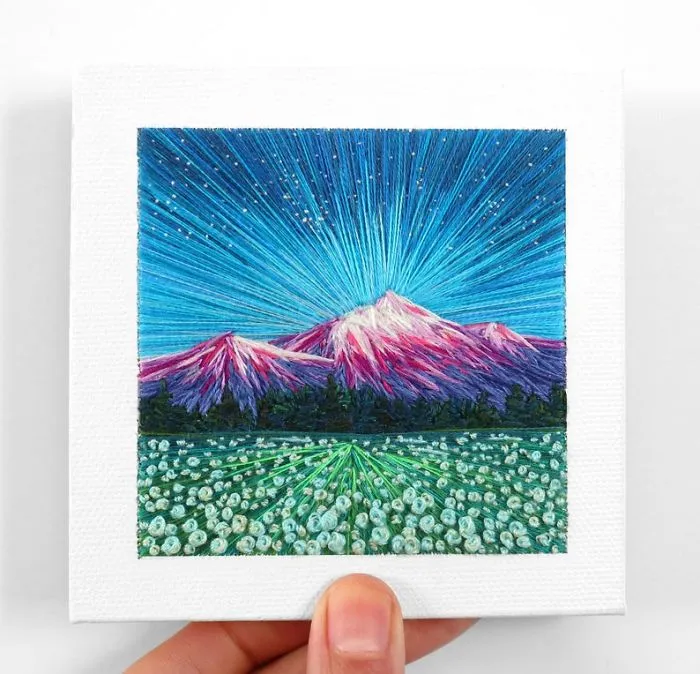 My 30 Vivid Landscapes Made With Thread (New Pics)