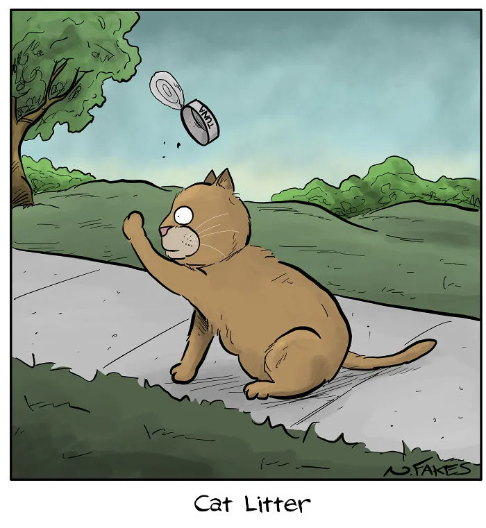 35 Comics That Cat Owners Will Relate To, Inspired By My Cat