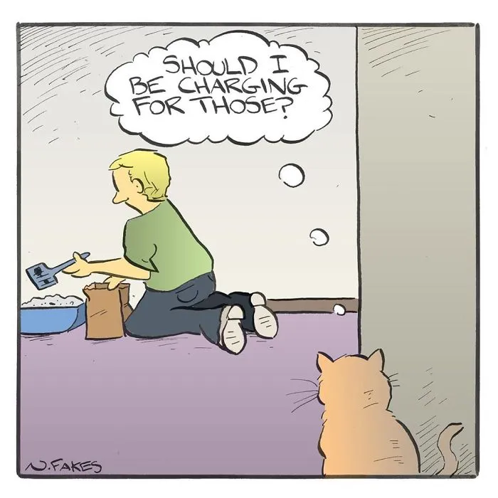 35 Comics That Cat Owners Will Relate To, Inspired By My Cat