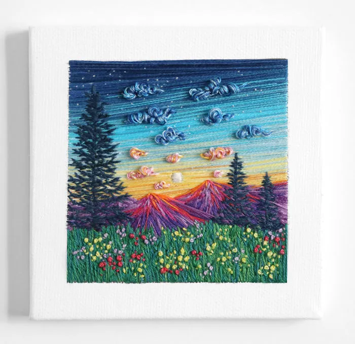 My 30 Vivid Landscapes Made With Thread (New Pics)