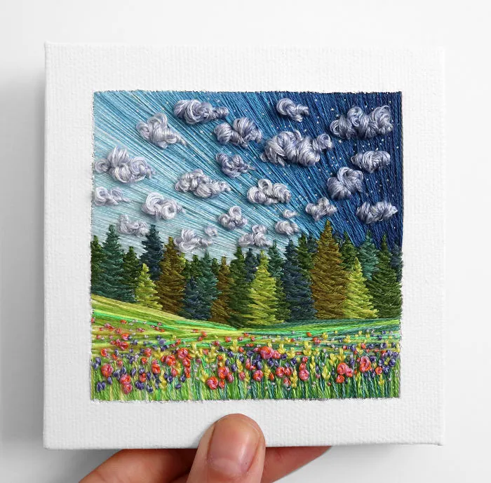 My 30 Vivid Landscapes Made With Thread (New Pics)