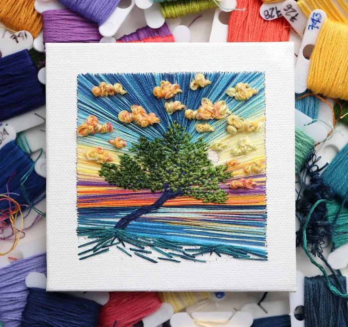 My 30 Vivid Landscapes Made With Thread (New Pics)