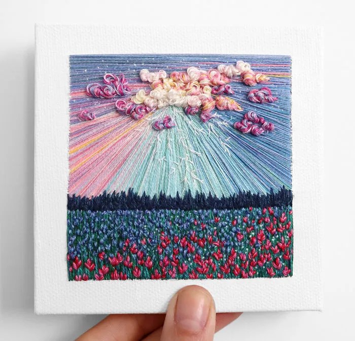 My 30 Vivid Landscapes Made With Thread (New Pics)