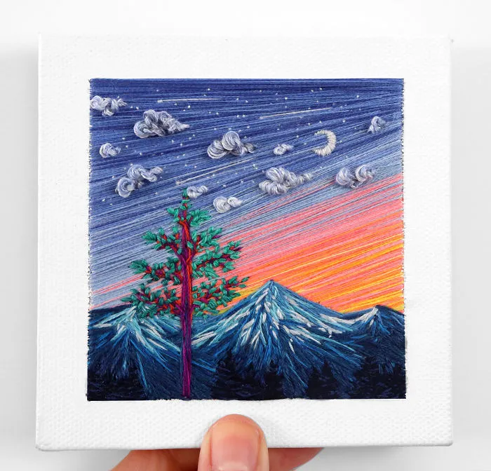 My 30 Vivid Landscapes Made With Thread (New Pics)