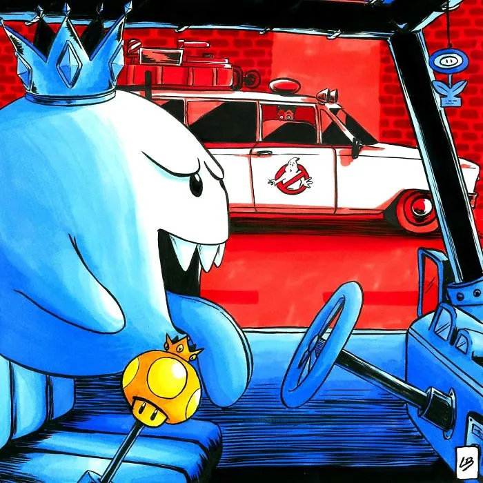 King Boo vs. Ghostbusters