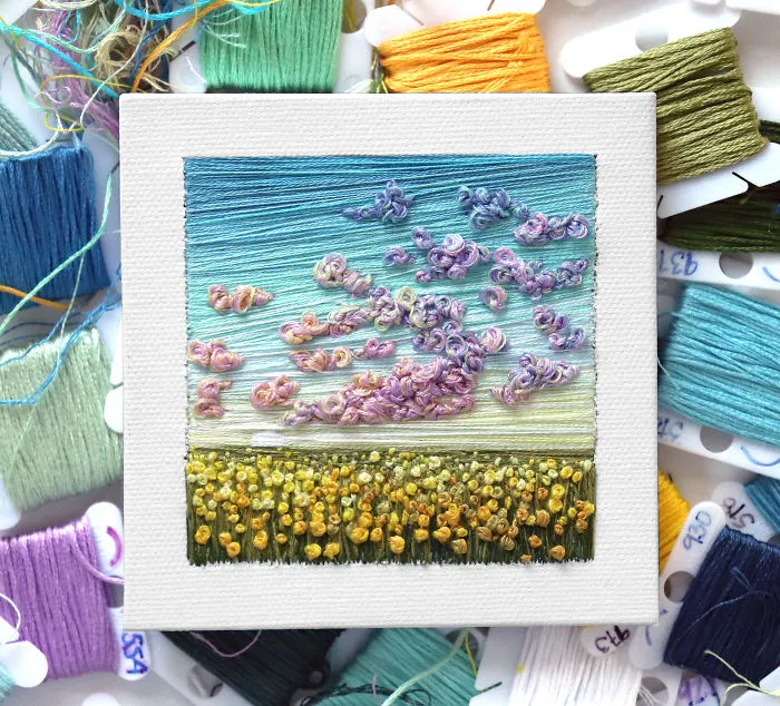 My 30 Vivid Landscapes Made With Thread (New Pics)