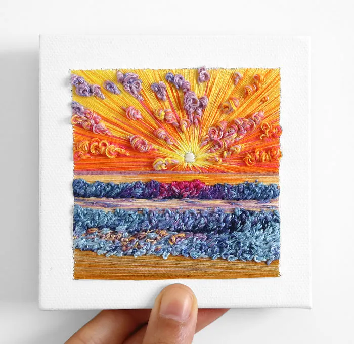 My 30 Vivid Landscapes Made With Thread (New Pics)