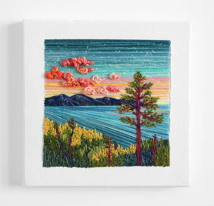 My 30 Vivid Landscapes Made With Thread (New Pics)