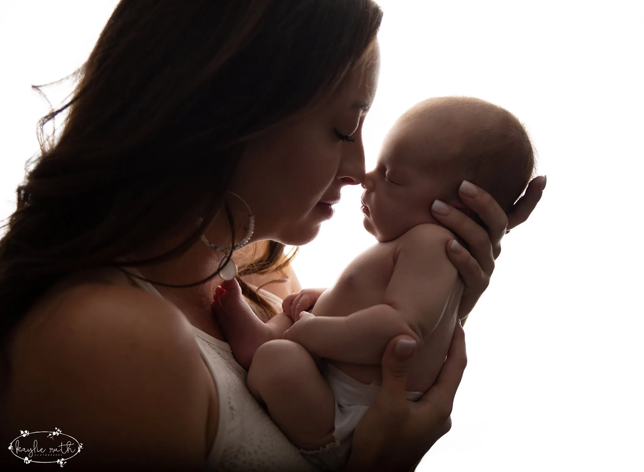 New Mom With Her Baby Boy