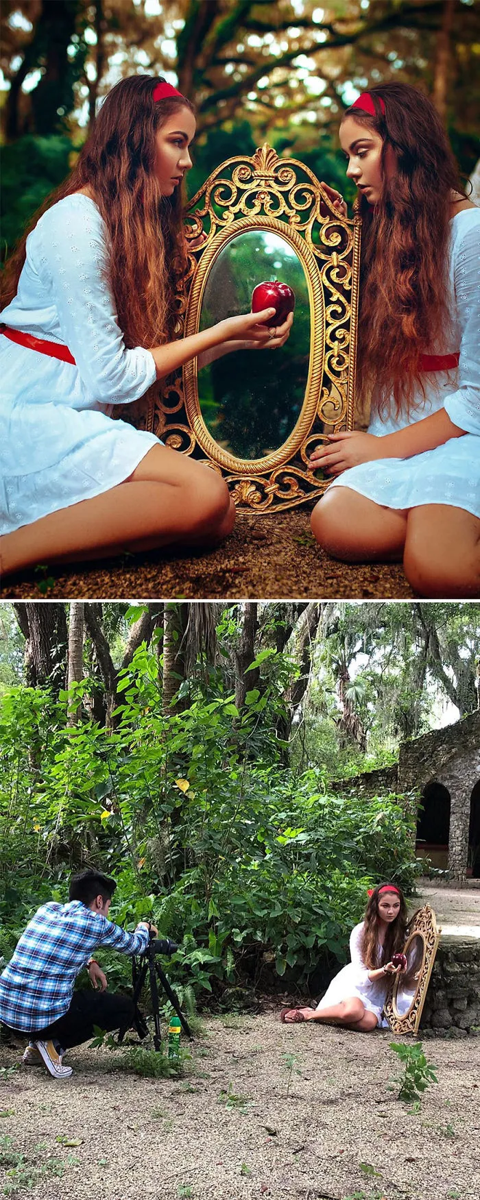 Photographer Shows The Behind-The-Scenes Of His Stunning Women's Portraits And His 182k Followers Love It (60 Pics)