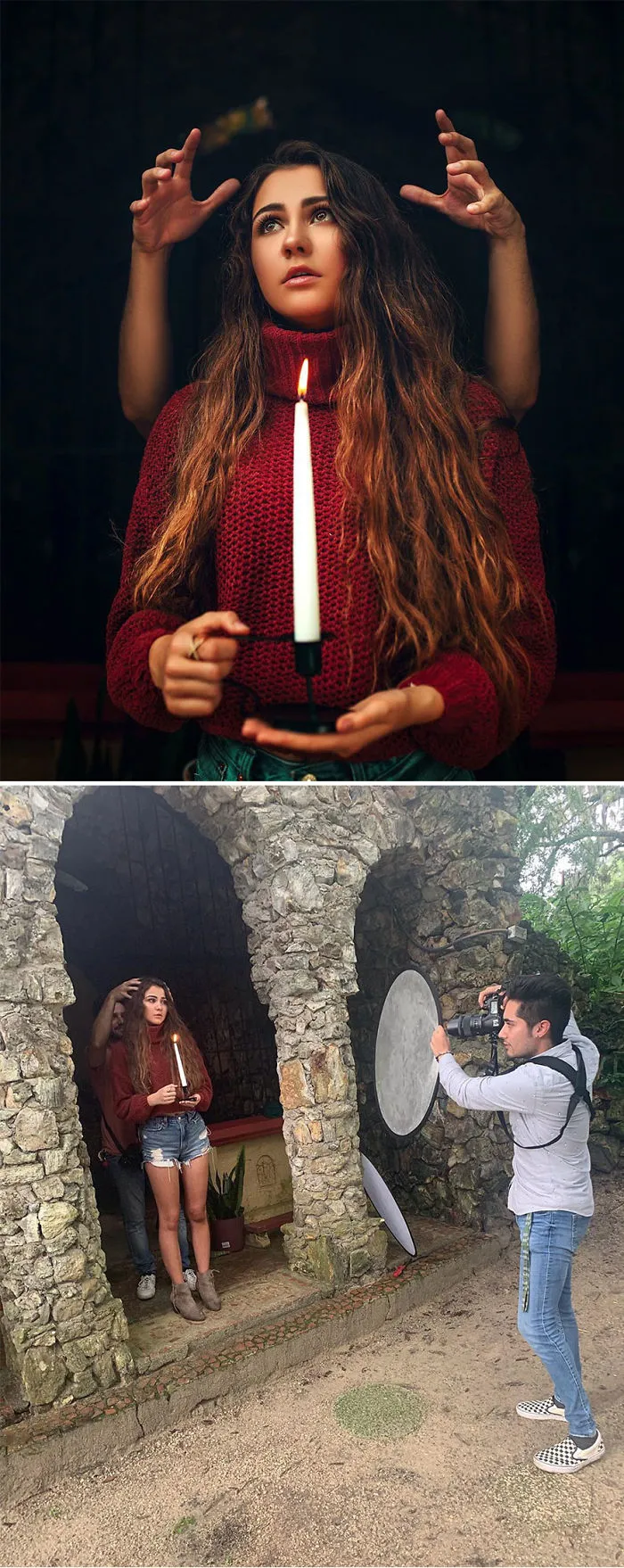 Photographer Shows The Behind-The-Scenes Of His Stunning Women's Portraits And His 182k Followers Love It (60 Pics)