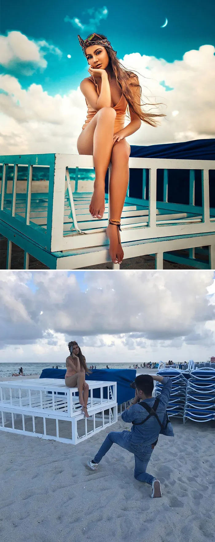 Photographer Shows The Behind-The-Scenes Of His Stunning Women's Portraits And His 182k Followers Love It (60 Pics)