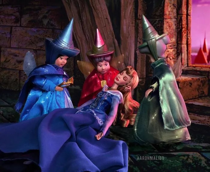 Aurora And Her Godmothers