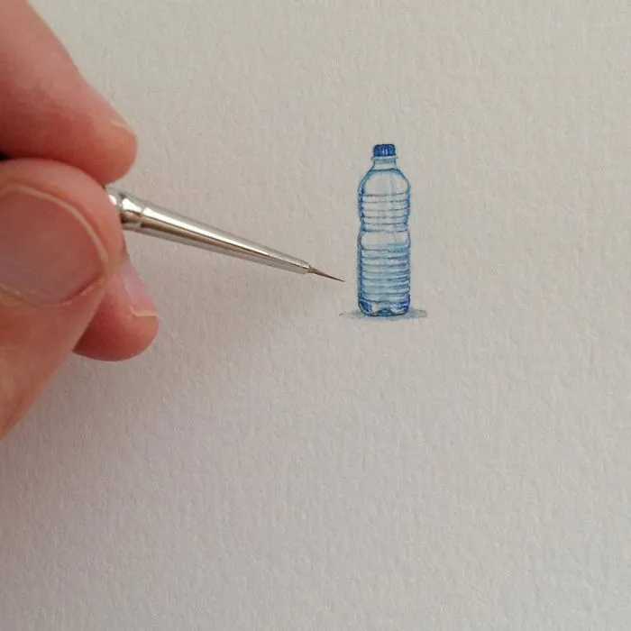 These 96 Tiny Paintings By Brooke Rothshank Are One-Inch Replicas Of Everyday Things