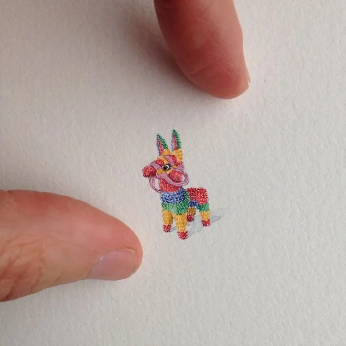 These 96 Tiny Paintings By Brooke Rothshank Are One-Inch Replicas Of Everyday Things