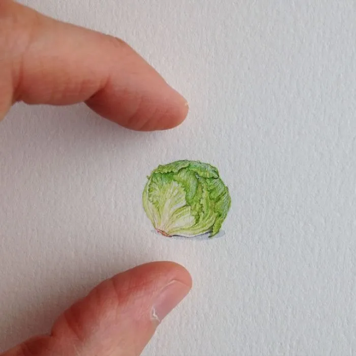 These 96 Tiny Paintings By Brooke Rothshank Are One-Inch Replicas Of Everyday Things