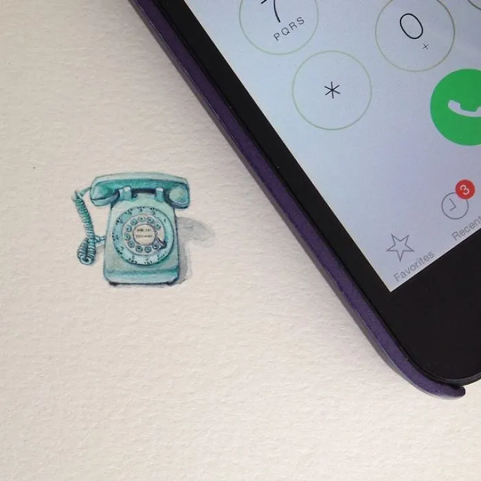 These 96 Tiny Paintings By Brooke Rothshank Are One-Inch Replicas Of Everyday Things