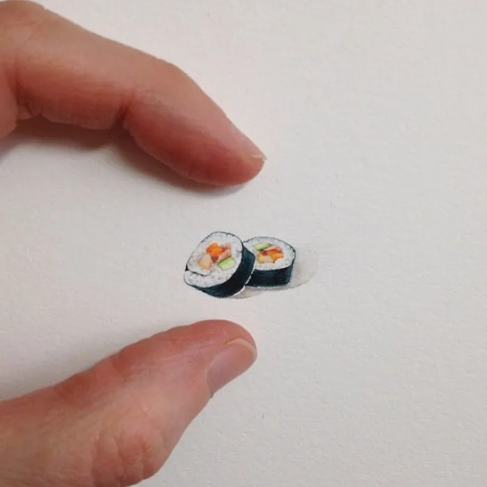 These 96 Tiny Paintings By Brooke Rothshank Are One-Inch Replicas Of Everyday Things