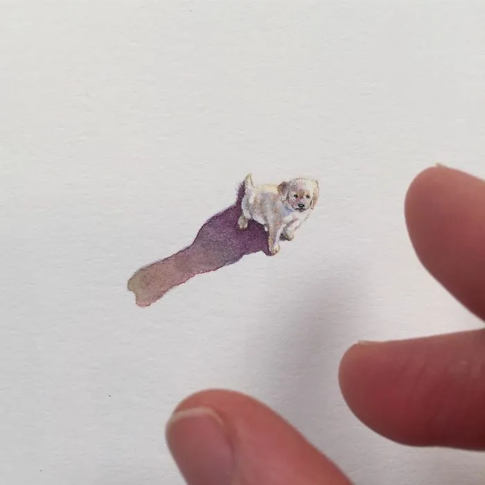 These 96 Tiny Paintings By Brooke Rothshank Are One-Inch Replicas Of Everyday Things