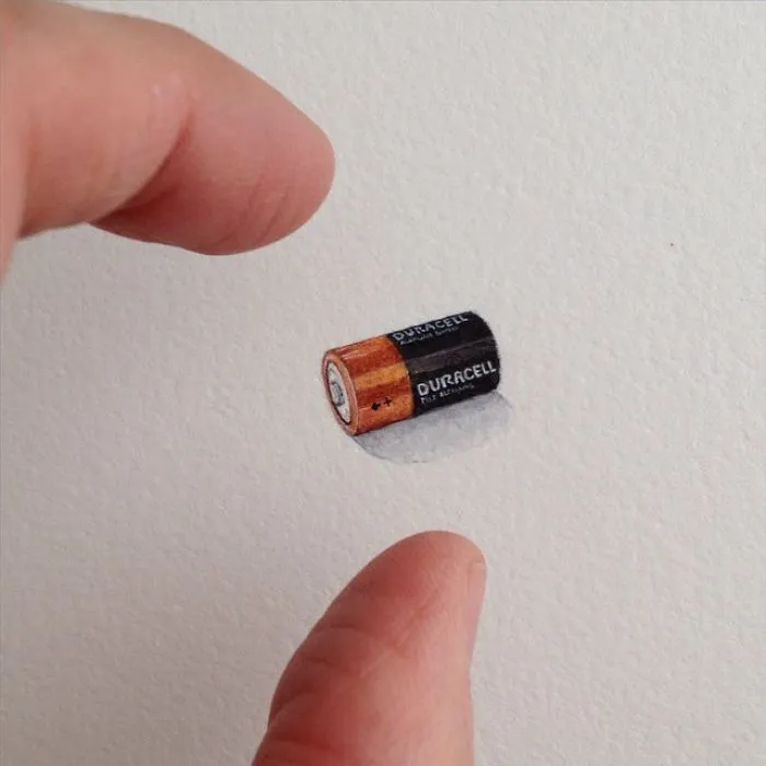 These 96 Tiny Paintings By Brooke Rothshank Are One-Inch Replicas Of Everyday Things
