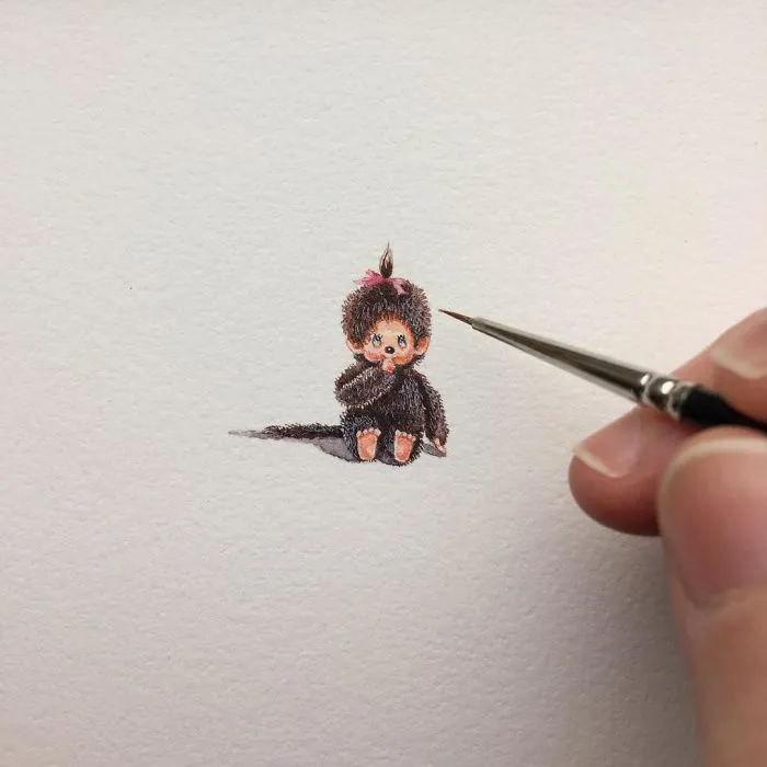 These 96 Tiny Paintings By Brooke Rothshank Are One-Inch Replicas Of Everyday Things
