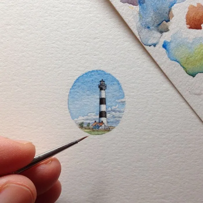 These 96 Tiny Paintings By Brooke Rothshank Are One-Inch Replicas Of Everyday Things