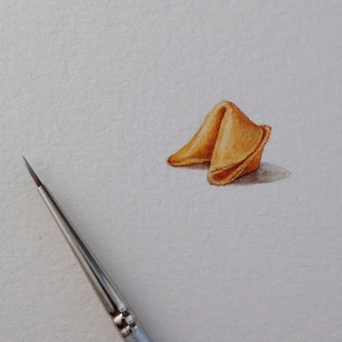 These 96 Tiny Paintings By Brooke Rothshank Are One-Inch Replicas Of Everyday Things