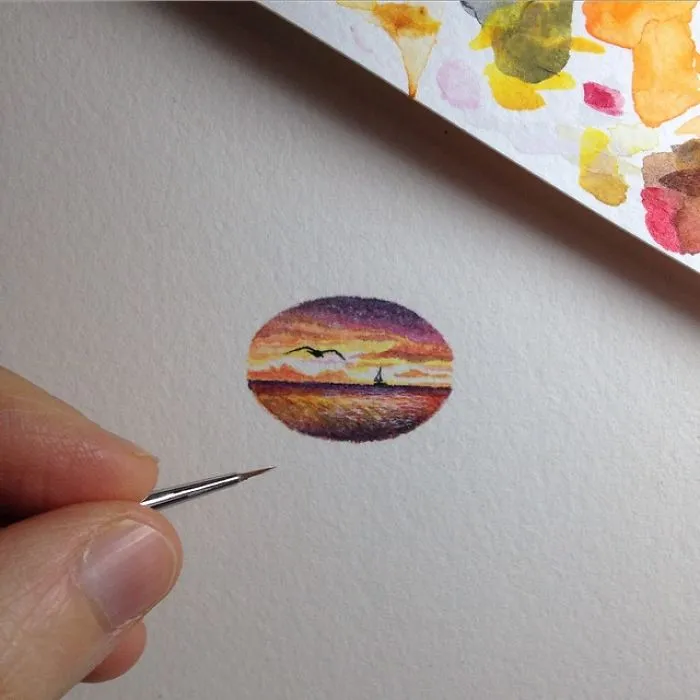 These 96 Tiny Paintings By Brooke Rothshank Are One-Inch Replicas Of Everyday Things