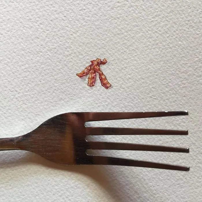 These 96 Tiny Paintings By Brooke Rothshank Are One-Inch Replicas Of Everyday Things