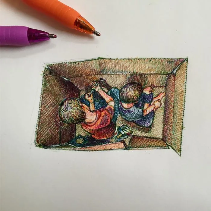 These 96 Tiny Paintings By Brooke Rothshank Are One-Inch Replicas Of Everyday Things