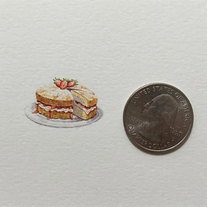 These 96 Tiny Paintings By Brooke Rothshank Are One-Inch Replicas Of Everyday Things