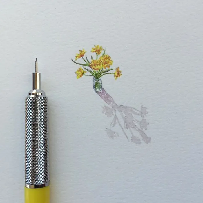 These 96 Tiny Paintings By Brooke Rothshank Are One-Inch Replicas Of Everyday Things