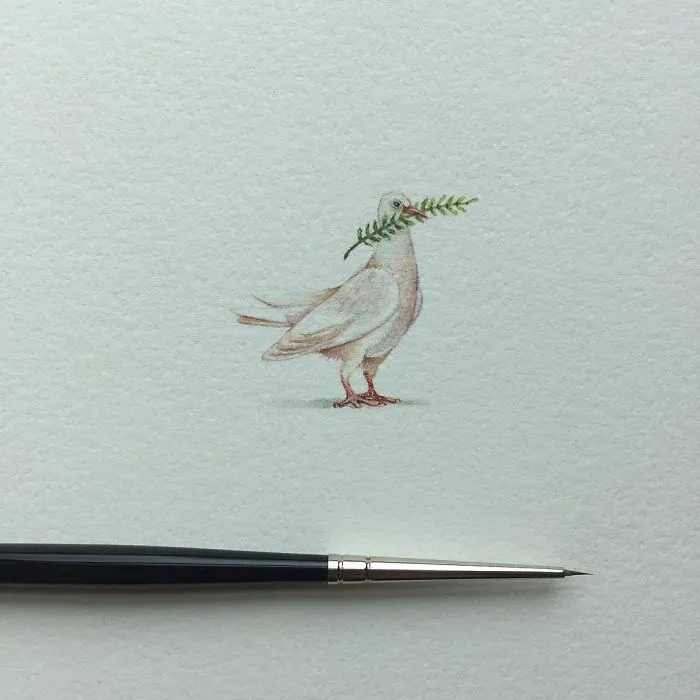 These 96 Tiny Paintings By Brooke Rothshank Are One-Inch Replicas Of Everyday Things