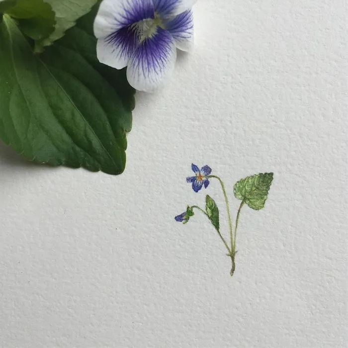 These 96 Tiny Paintings By Brooke Rothshank Are One-Inch Replicas Of Everyday Things
